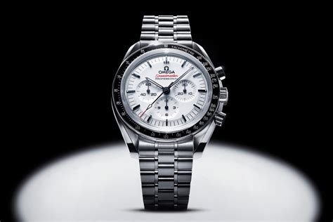 omega speedmaster red face|Omega Speedmaster white dial price.